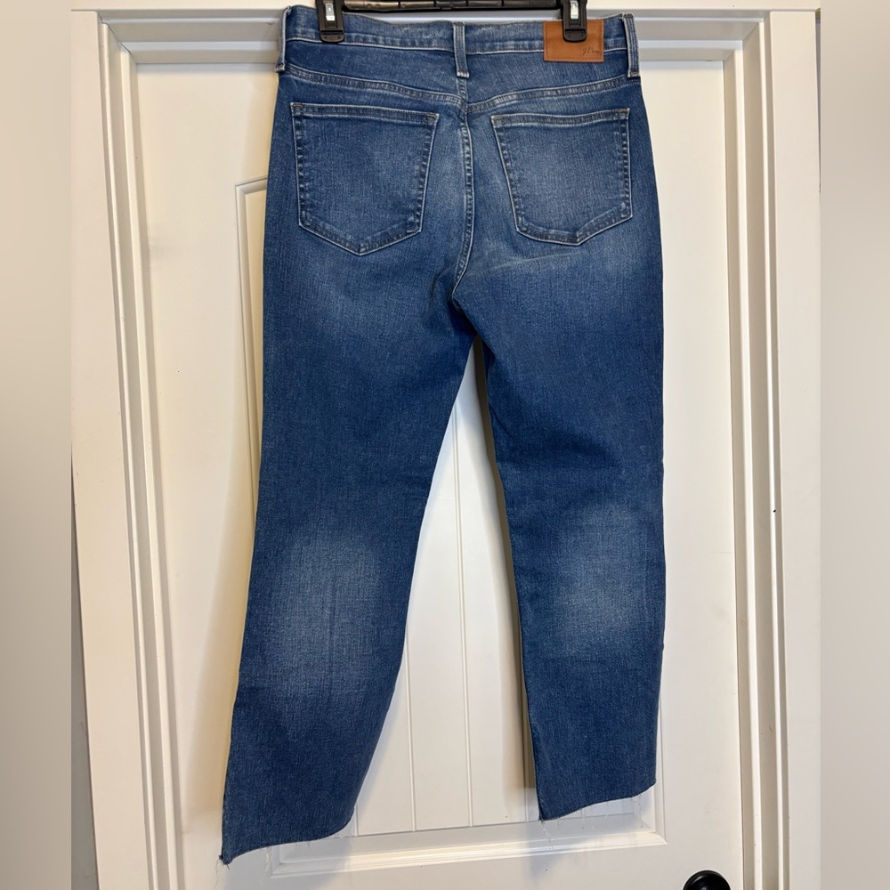 J. Crew Classic Blue Cropped Jeans - Picture 6 of 9